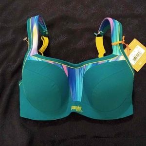 NWT! Panache Underwire Sports Bra in Odyssey 28E